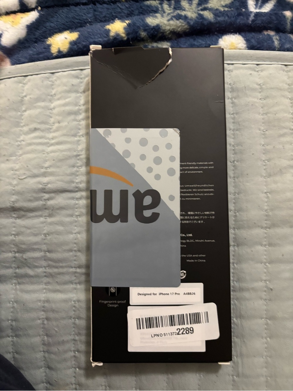 Amazon-branded Phone Screen Protector iPhone 17 pro. BNWT